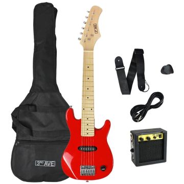 3rd Avenue Junior Electric Guitar Pack - Red