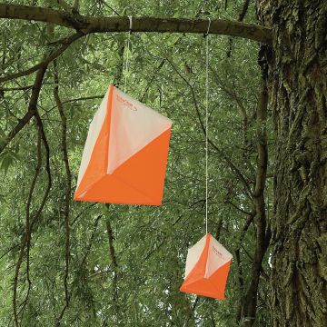 Orienteering Flags - 150mm x 150mm - Orange - Pack of 10