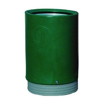Outdoor Open Top Bin 75 Litre - Green
