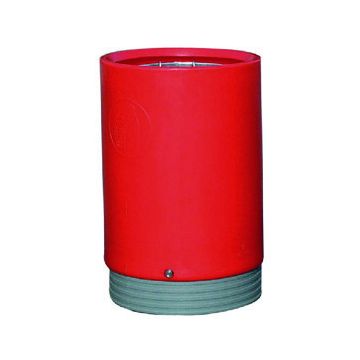 Outdoor Open Top Bin 75 Litre - Red