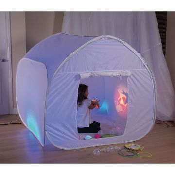 White Sensory Pod With Sensory Kit
