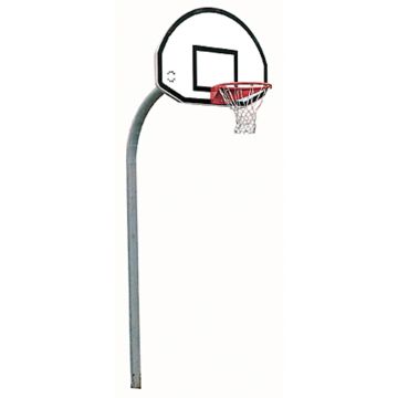Sureshot Original Gooseneck Basketball Post - With Pole Padding