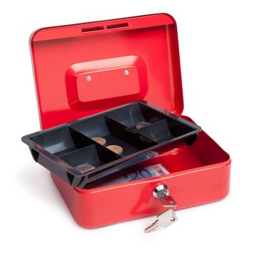 Cash Box Standard 8in - Red