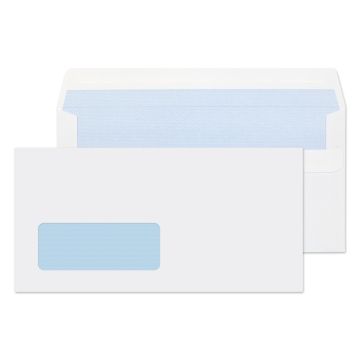 DL Window Wallet Self Seal Envelopes 80gsm White - Pack of 1000