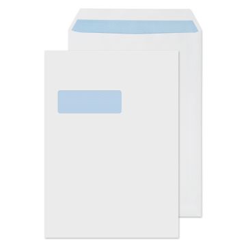 C4 Window Pocket Self Seal Envelopes 90gsm White - Pack of 250