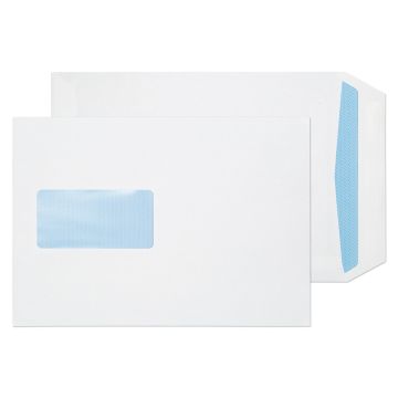C5 Window Pocket Self Seal Envelopes 90gsm White - Pack of 500