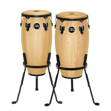 Meinl Headliner 11 & 12in Wood Conga Set Inc Stands