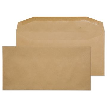 DL Non-Window Wallet Gummed Envelopes 80gsm Manilla - Pack of 1000