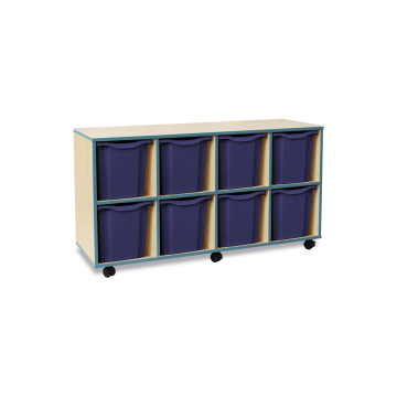 Jewel 8 Jumbo Unit with Trays - Blue
