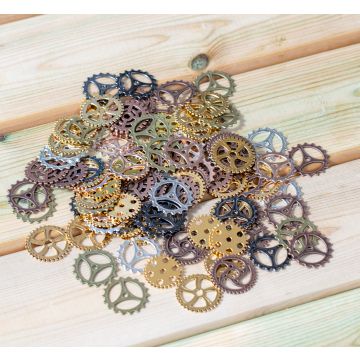 Assorted Cogs Multi Colour - Pack 100