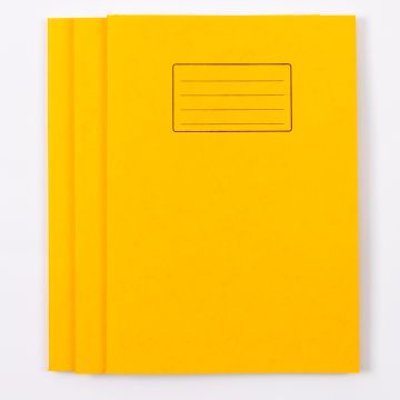 A4 Exercise Book 48 Page- Plain- Yellow - Pack of 100