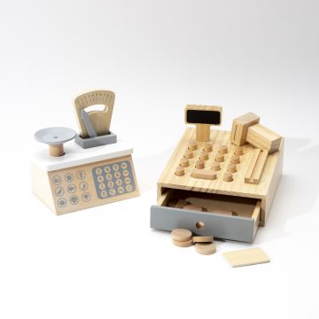 Wooden Till and Weighing Scales Offer