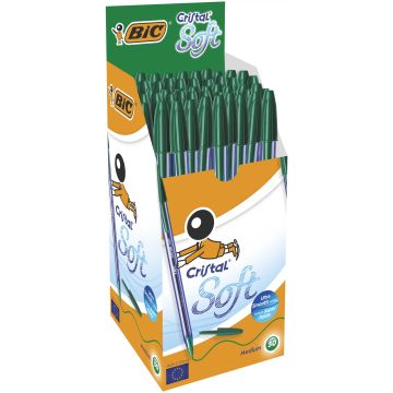 BIC Cristal Soft - Pack of 50 - Green