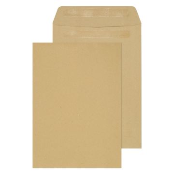 C5 Non-Window Pocket Self Seal Envelopes 115gsm Manilla - Pack of 500