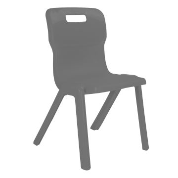 Titan One Piece Chair - Charcoal - 6-8 years