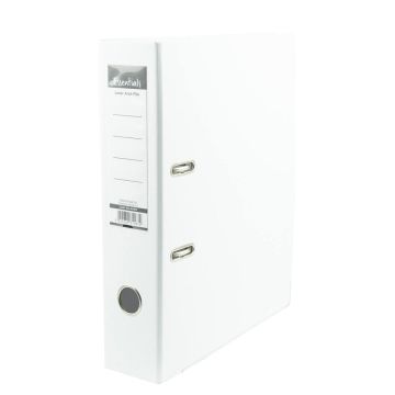 Coloured Lever Arch Files A4 - White