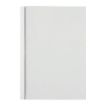 Acco 1.5mm 200g Thermal Binding Cover Gls Clr/Wh - Pack of 100