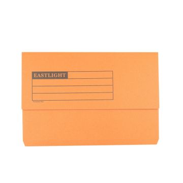 Premium Document Wallets - Orange - Pack of 50
