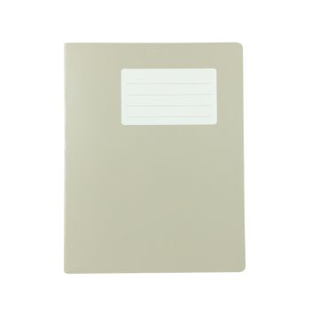 School Exercise Books 9 x 7in 80 Page 8mm F&M - Buff - Pack of 100