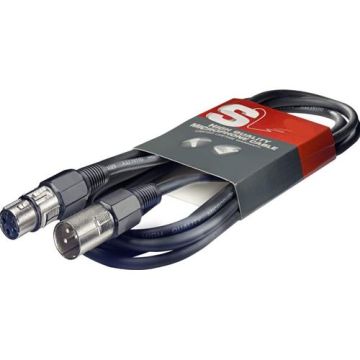 Stagg 10m/33ft XLR to XLR Microphone Cable - Black