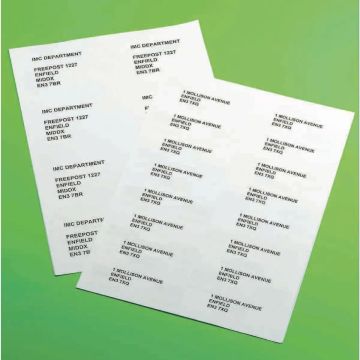 Multipurpose Labels - White- 38.1x21.2mm - Pack of 100