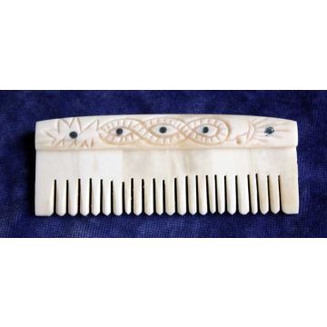 Carved Bone Comb