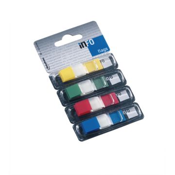 Info Flags Sticky Tabs - Standard - Pack of 36