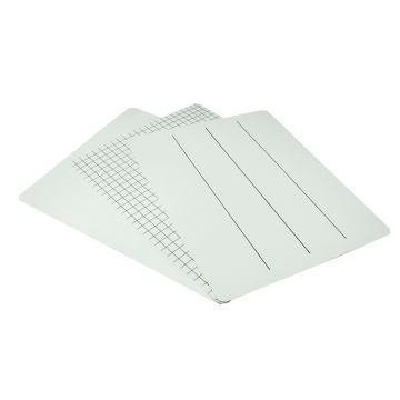 Classmates Lightweight Whiteboards - Non-magnetic - A4 Lined - Pack of 10
