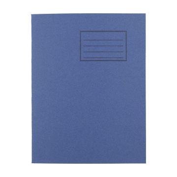 Exercise Books 9 x 7in 48 Page 8mm F&M - Dark Blue - Pack of 100