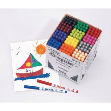 Crayola Supertips Colouring Pens - Pack of 144