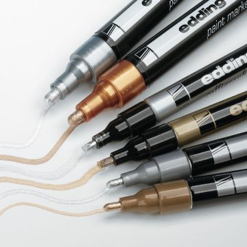 Edding Metallic Markers - Pack of 6