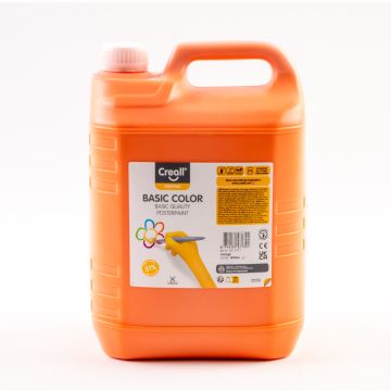 Creall Basic Colour Ready Mixed 5L - Orange