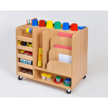 Double Sided Art Resource Trolley