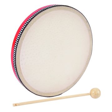 Hand Drum - 20cm Red - Pack of 10