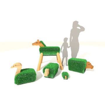 Grass Animal Farm Set Seating