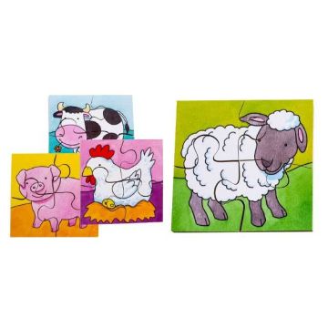 Interlocking Puzzles - Four in a Box Farm