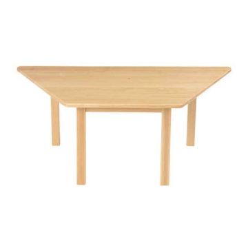Solid Beech Trapezoidal Table - H:53cm