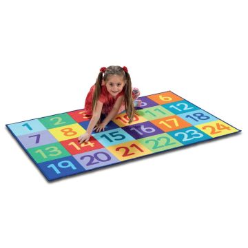 Rainbow Number Carpet