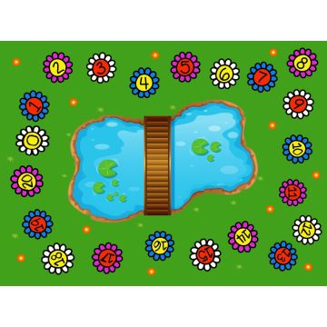 Classroom Playmats - Numbers Pond