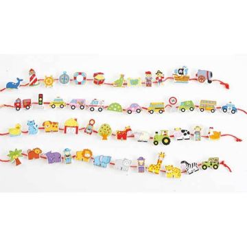 Lacing Blocks - Set of 12