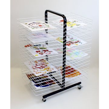Mobile Drying Rack Small/A4 - 40 Shelves