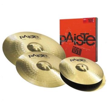 Paiste 101 Brass Universal 3 Piece Cymbal Set