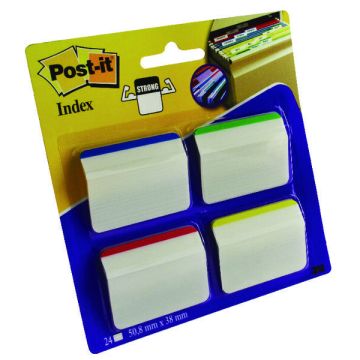 Post-It Angled Index Filing Tabs - Pack of 24