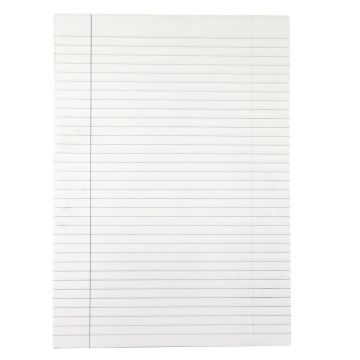 Exercise Paper A4 8mm F&M Unpunched - Pack of 500
