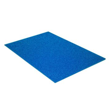 Light Blue Acrylic Sheet (Glitter) 3mm x 600mm x 400mm, sheet