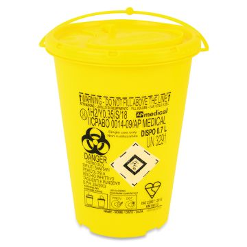 Sharps Container 0.7Ltr