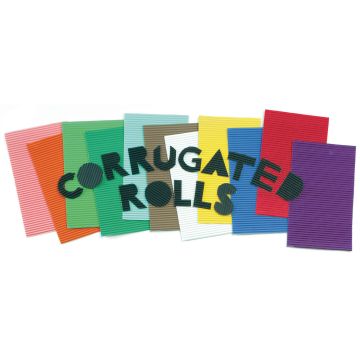 Corrugated Card Rolls - 500 x 700mm - Assorted - Pack of 15