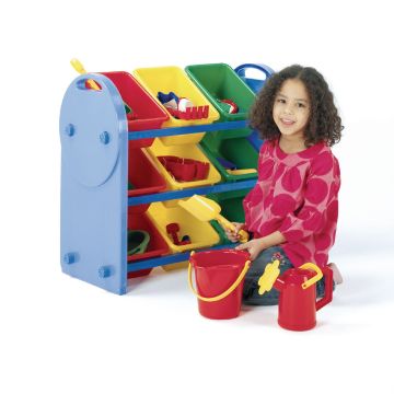 Storage Bin Organiser - 6 Bins