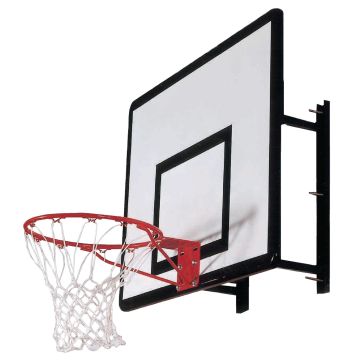 Sureshot Wall Mount Basketball System - White/Red/Black