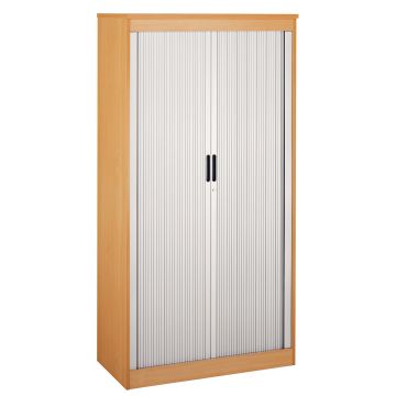 Classmates Tambour Cupboard - H2000mm - Oak